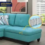 Chelmsford LHS Sofa TealGreen (3)