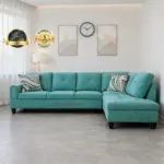 Chelmsford LHS Sofa TealGreen (4)