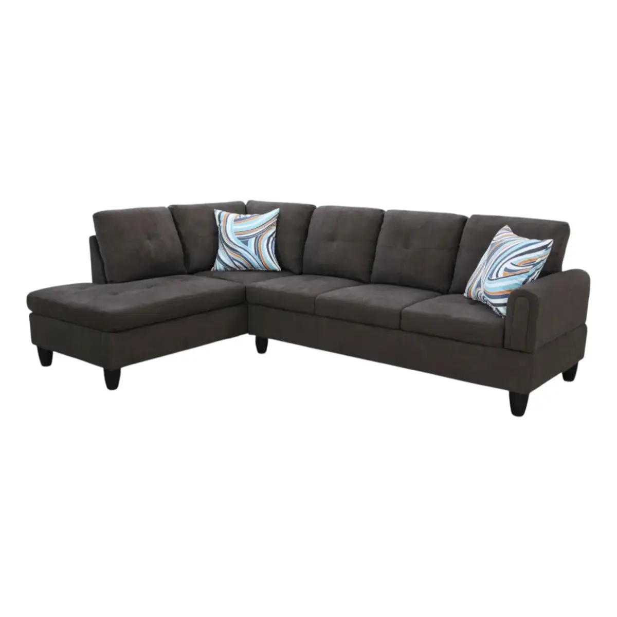 Chelmsford RHS Sofa Dbrown (5)