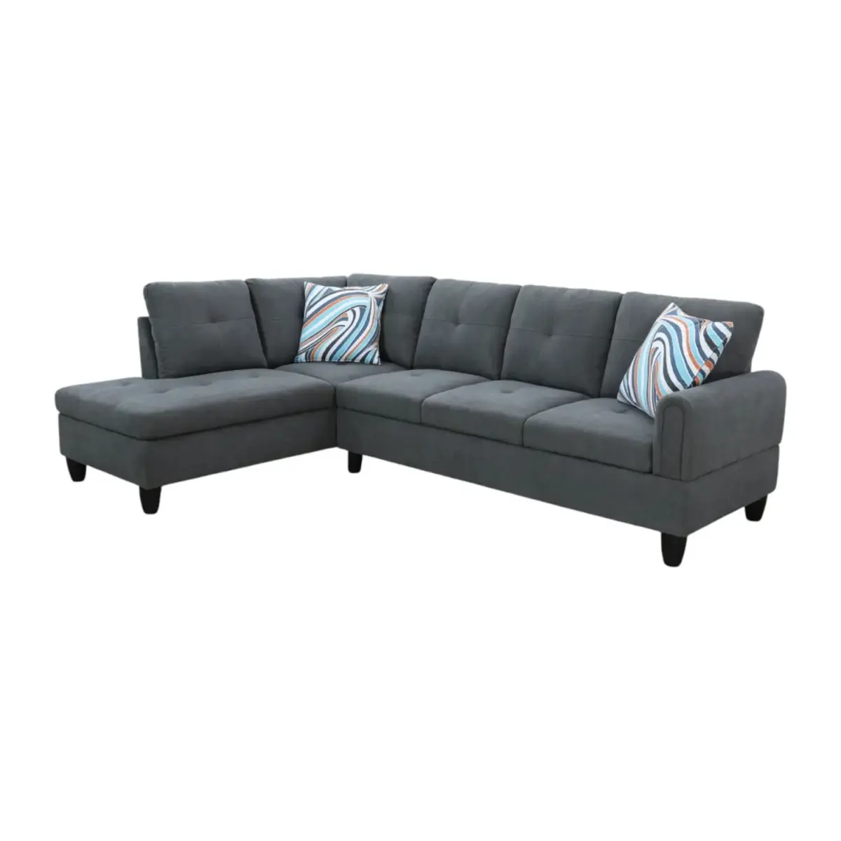 Chelmsford RHS Sofa Dgrey (5)
