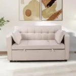 Comfora Sofa CumBed Beige (10)