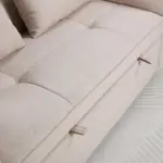 Comfora Sofa CumBed Beige (6)