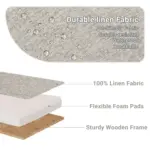 CoziRest Sofa CumBed LightGry (12)