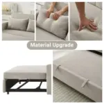 CoziRest Sofa CumBed LightGry (13)