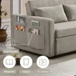 CoziRest Sofa CumBed LightGry (14)