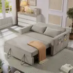 CoziRest Sofa CumBed LightGry (18)