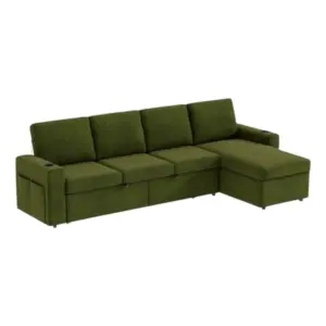 Eclisse LHS Chaise Sofa Set L Shape With CumBed 102″