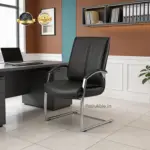 Elevate Without Wheel Office Chair Blk (1)