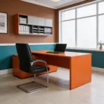 Elevate Without Wheel Office Chair Blk (2)