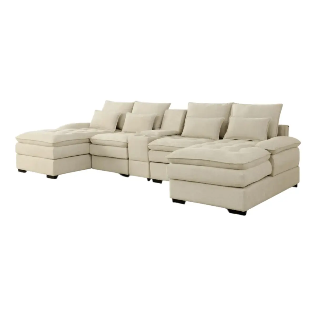 Everleigh Chaises Sofa Beige (4)
