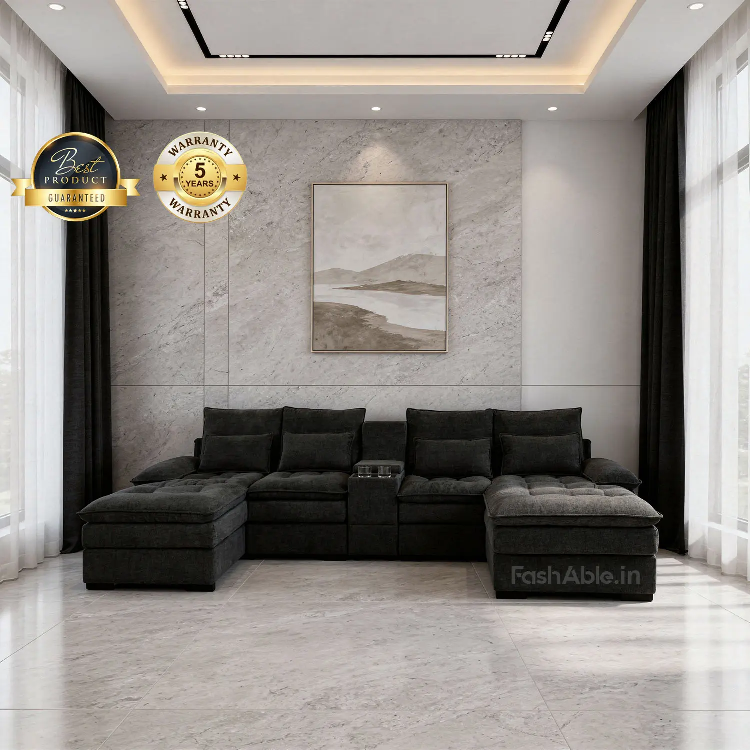 Everleigh Chaises Sofa Blk (1) Everleigh Chaises Sofa Blk (1)