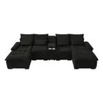 Everleigh Chaises Sofa Blk (3)