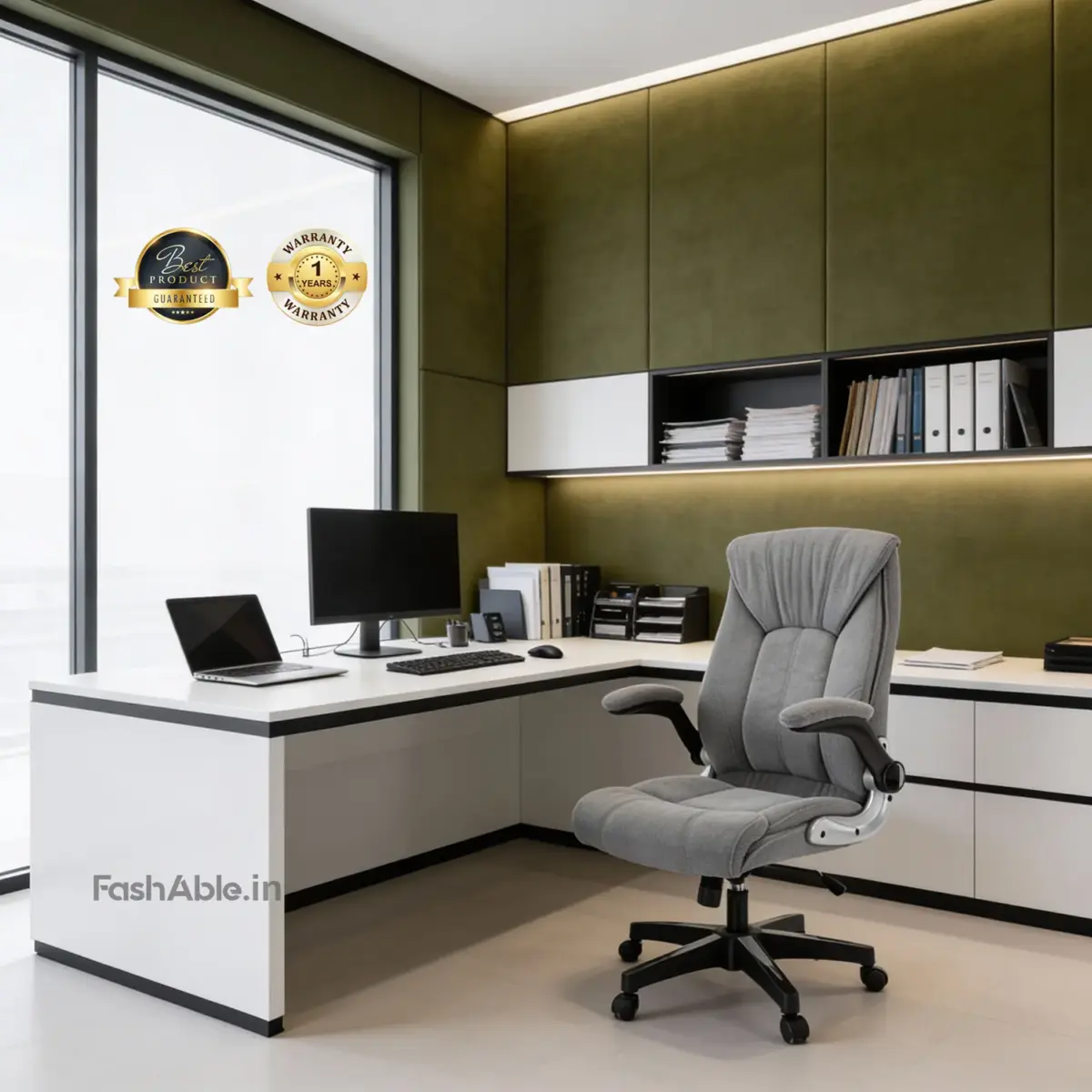 Kenshin Office Chair Grey main