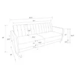 Lancaster Sofa-CumBed Pnk (11)