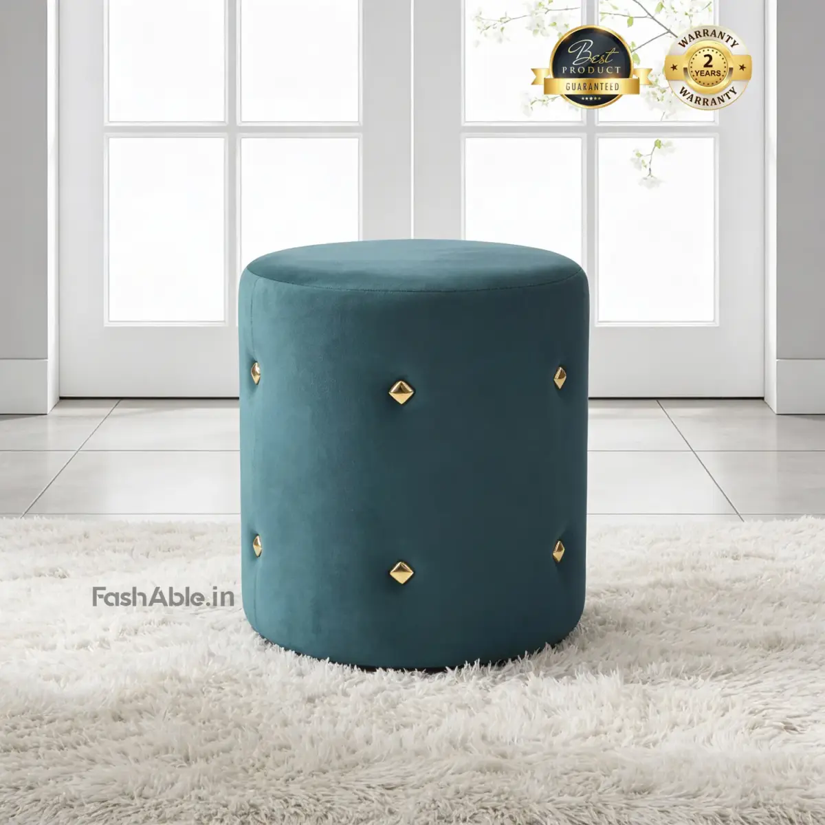 Langley Ottoman Green (1)