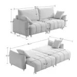 Loxley Sofa-CumBed Color – gry (10)