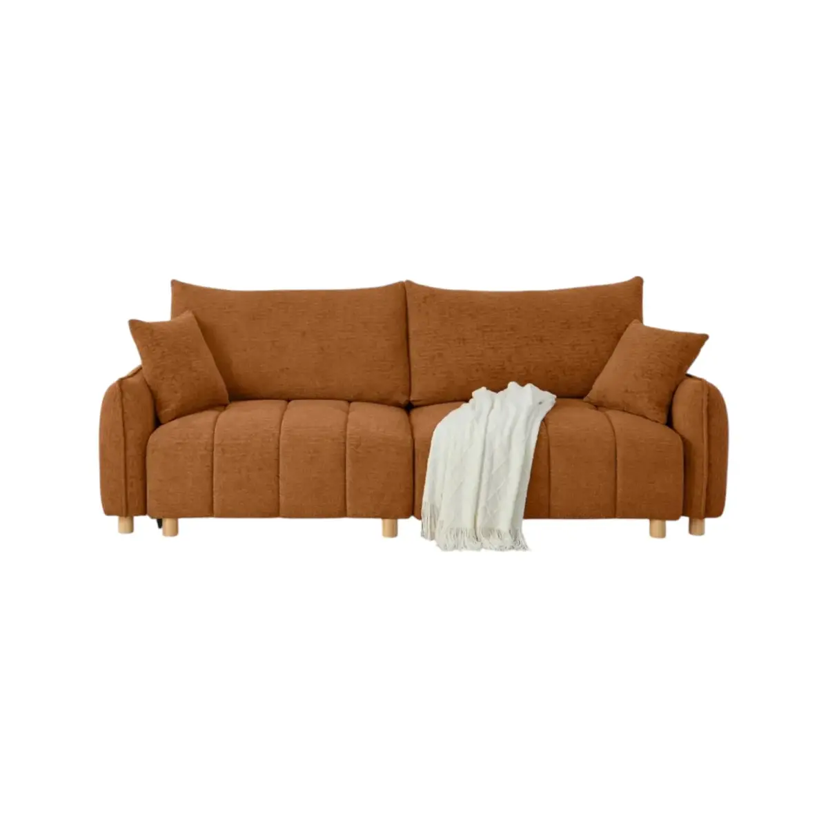 Loxley Sofa-CumBed Color – orange (9)