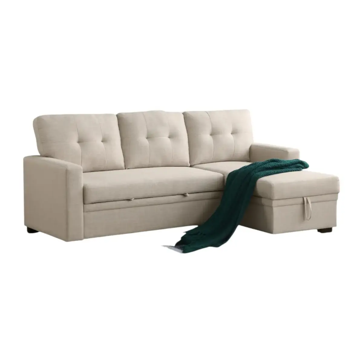Lussofy Sofa-CumBed Beige (3)