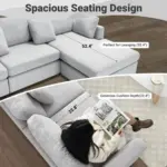 Monarch LHS Sofa Lgrey (8)