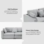 Monarch LHS Sofa Lgrey (9)