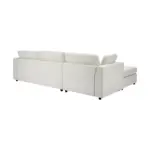 Monarch RHS Sofa Wht (2)