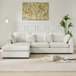 Monarch RHS Sofa Wht (5)