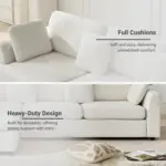 Monarch RHS Sofa Wht (8)