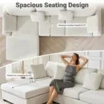 Monarch RHS Sofa Wht (9)