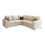 Nooklyn Corner Sofa Beige (3)