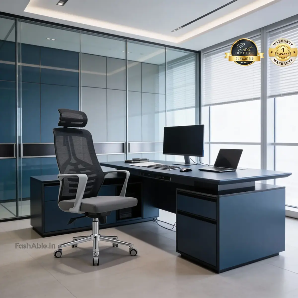 Noventra Office Chair Gry (2)