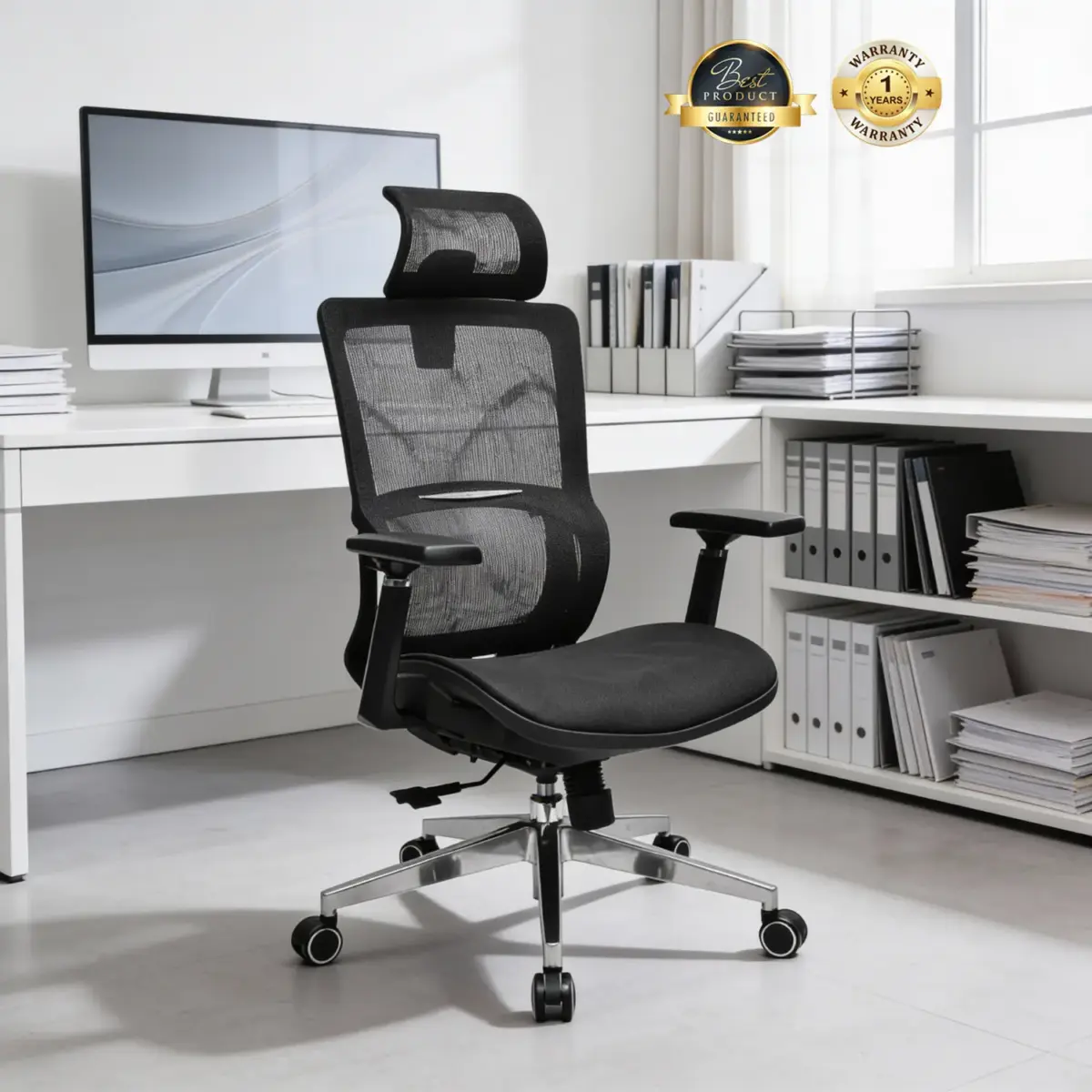 PrimaWerk Office Chair Blk (1)