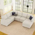 Scroftley Sofa Beige (8)