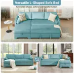 SnugShift Sofa-CumBed Sblue (10)