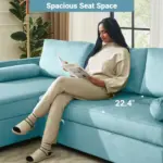 SnugShift Sofa-CumBed Sblue (4)