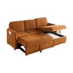 Spaceza Sofa CumBed orng (7)