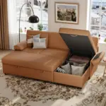 Triventa Sofa LHS Brown (11)