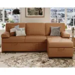 Triventa Sofa LHS Brown (5)