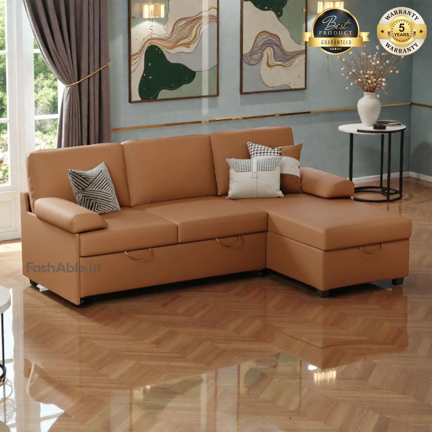 Triventa Sofa LHS Brown Triventa Sofa LHS Brown