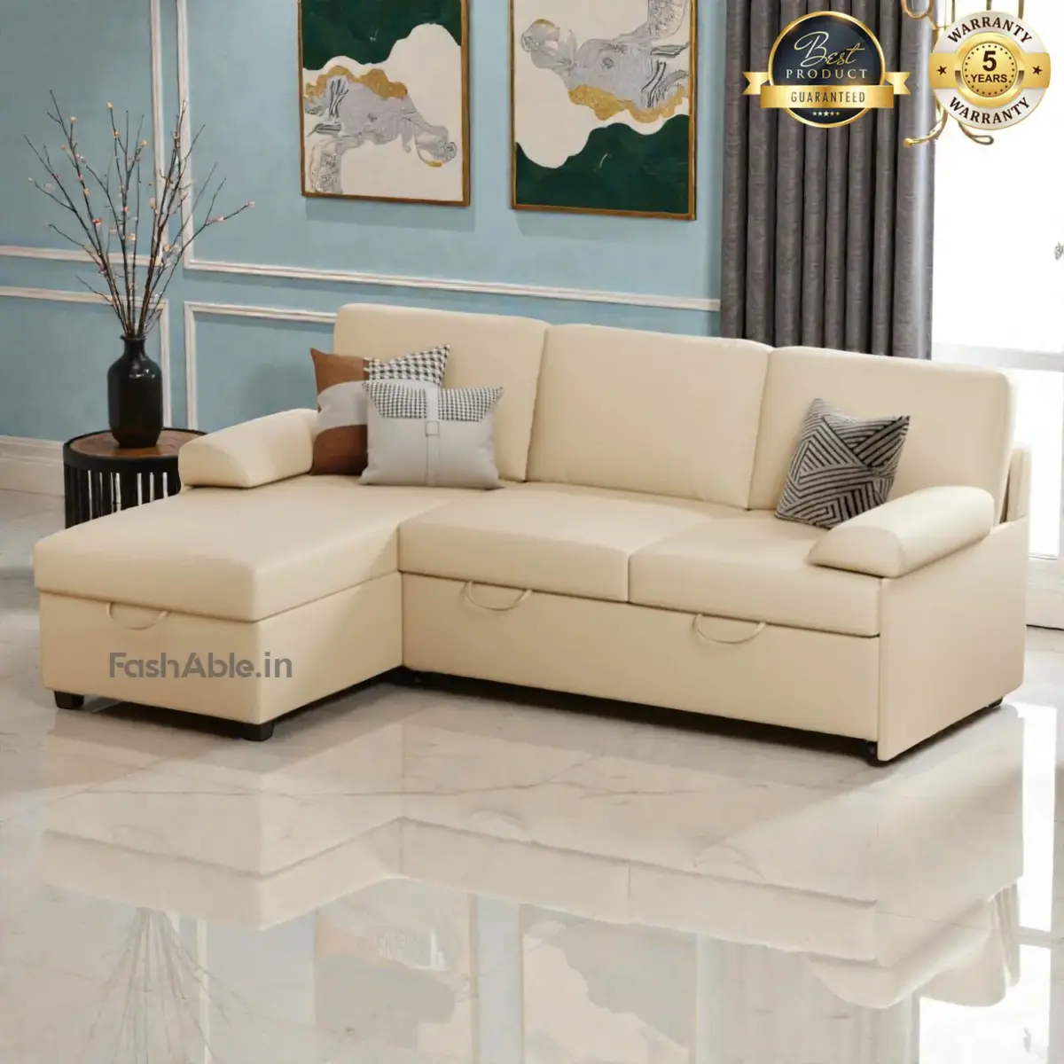 Triventa Sofa RHS Beige