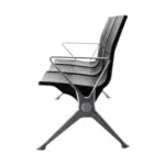WaitMate Visitor Chair Color Blk (2)
