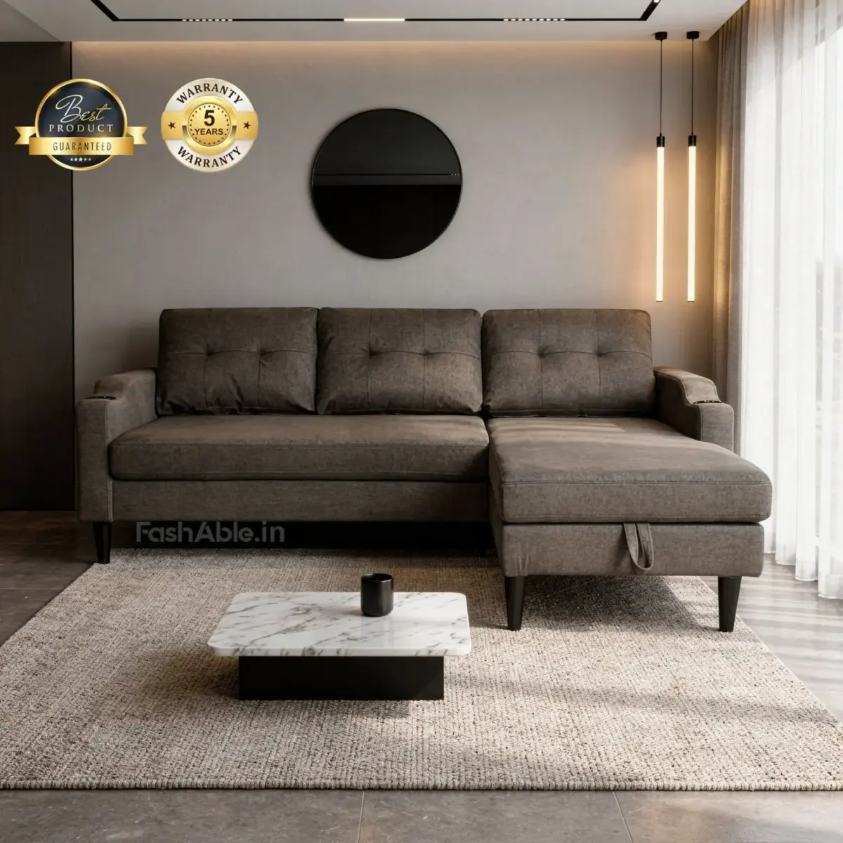 Albion Sofa CumBed bron (14)