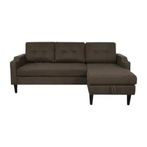 Albion LHS Chaise L Shaped Sofa Set With CumBed 75"