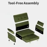 Edenley Sofa-CumBed Green (7)