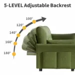 Edenley Sofa-CumBed Green (8)