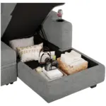 Fairmont LHS Sofa CumBed Lgrey (10)