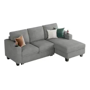 Fairmont L Shape Sofa Cum Bed LHS Chaise 80″