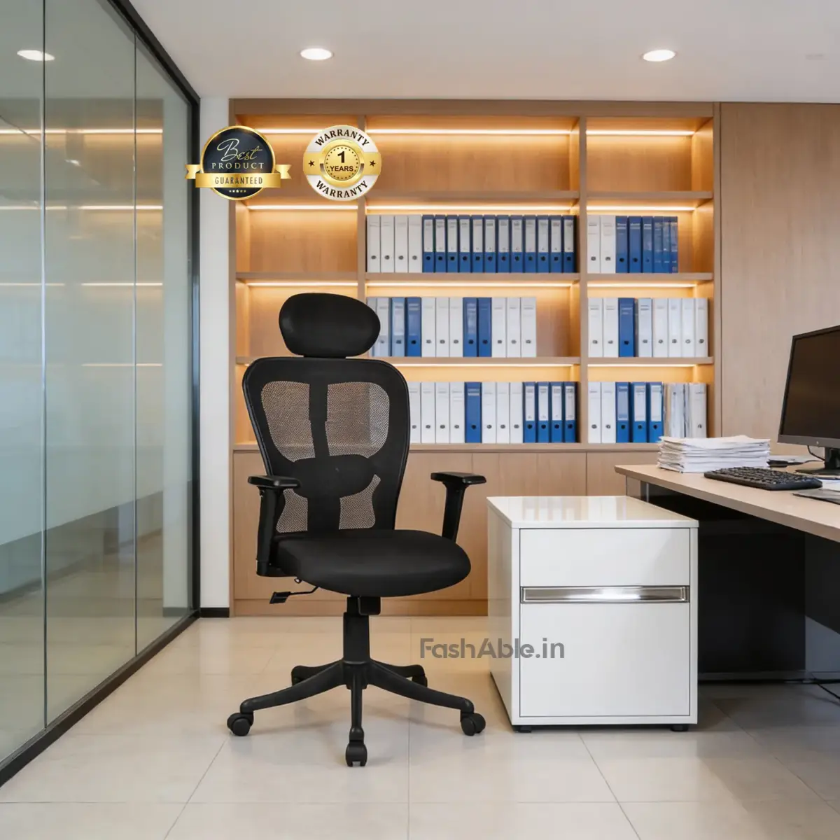 Fragile Office Hb Chair Black (1)