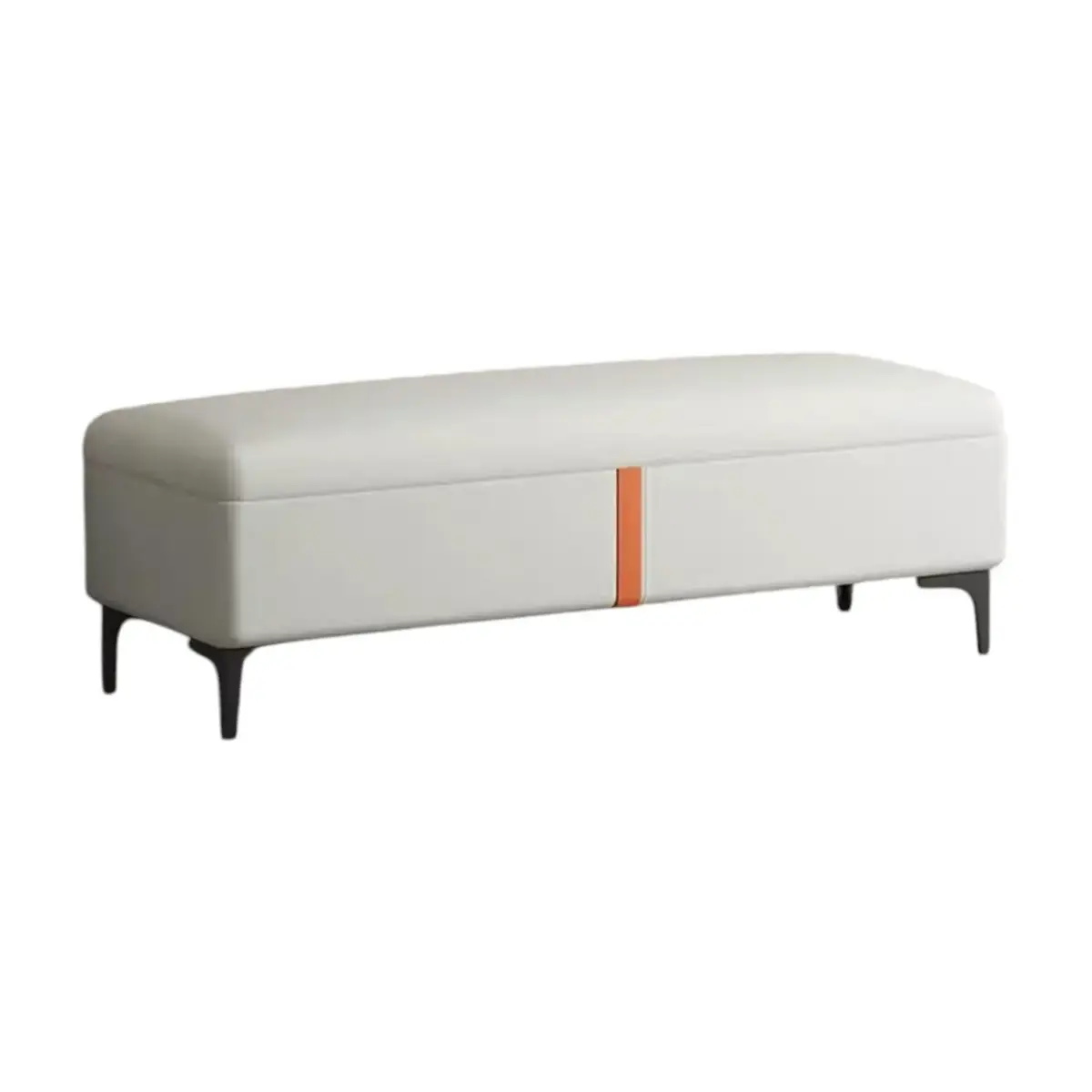 Hatherleigh Ottoman White 1