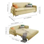 Havra Sofa CumBed beg (3)