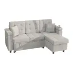 JollyFold Sofa-CumBed Grey (3)